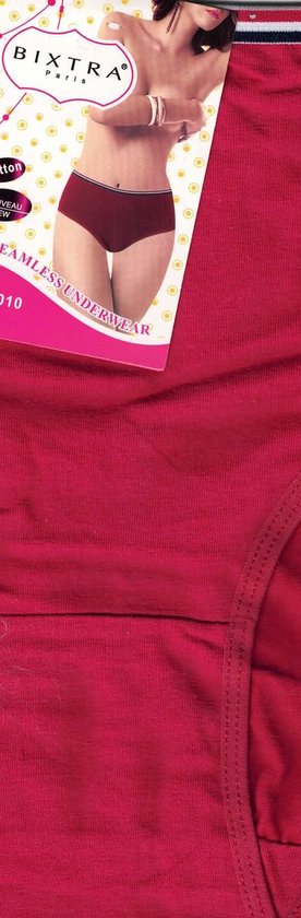 dames tailleslip katoen - 2 stuks zwart