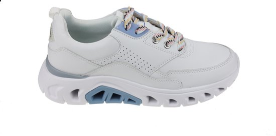 Gabor rollingsoft sensitive 26.935.51 - dames rollende wandelsneaker - wit - maat 37.5 (EU) 4.5 (UK)
