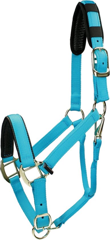 Cavezza In Nylon Shires 387 Per Cavallo | Colore Raspberry Con Fibbie Regolabili E Rilascio Di Sicurezza