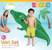 Opblaasbare Krokodil - Inflatable crocodile - 168x86 cm
