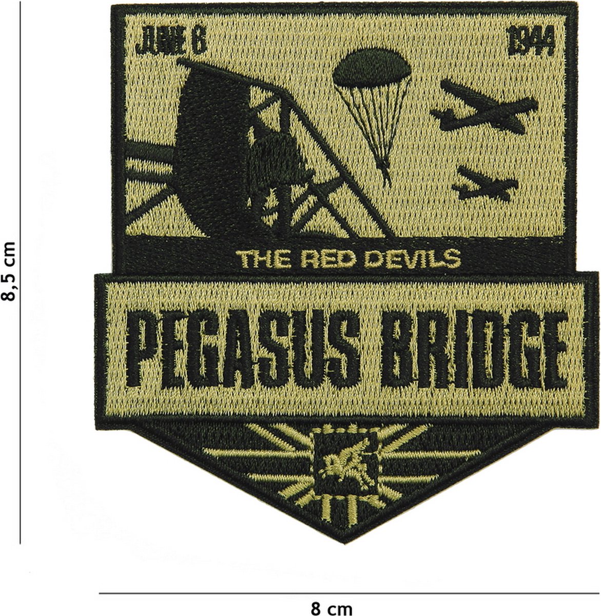 Embleem stof Pegasus Bridge