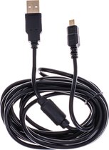 USB-controller oplaadkabel 3m PS3