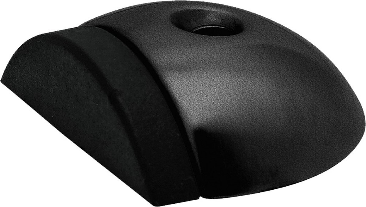 Deurstopper RVS Zwart 56X15mm Vloer - 1219642