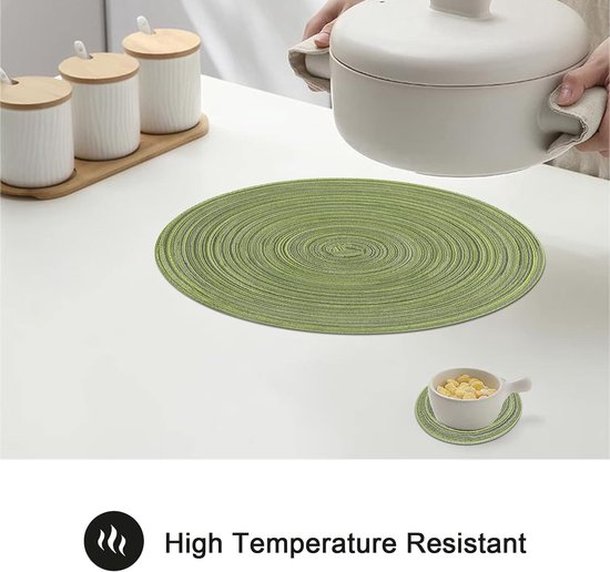 Tafel placemats set van placemats dineren kerst eetkamer bol