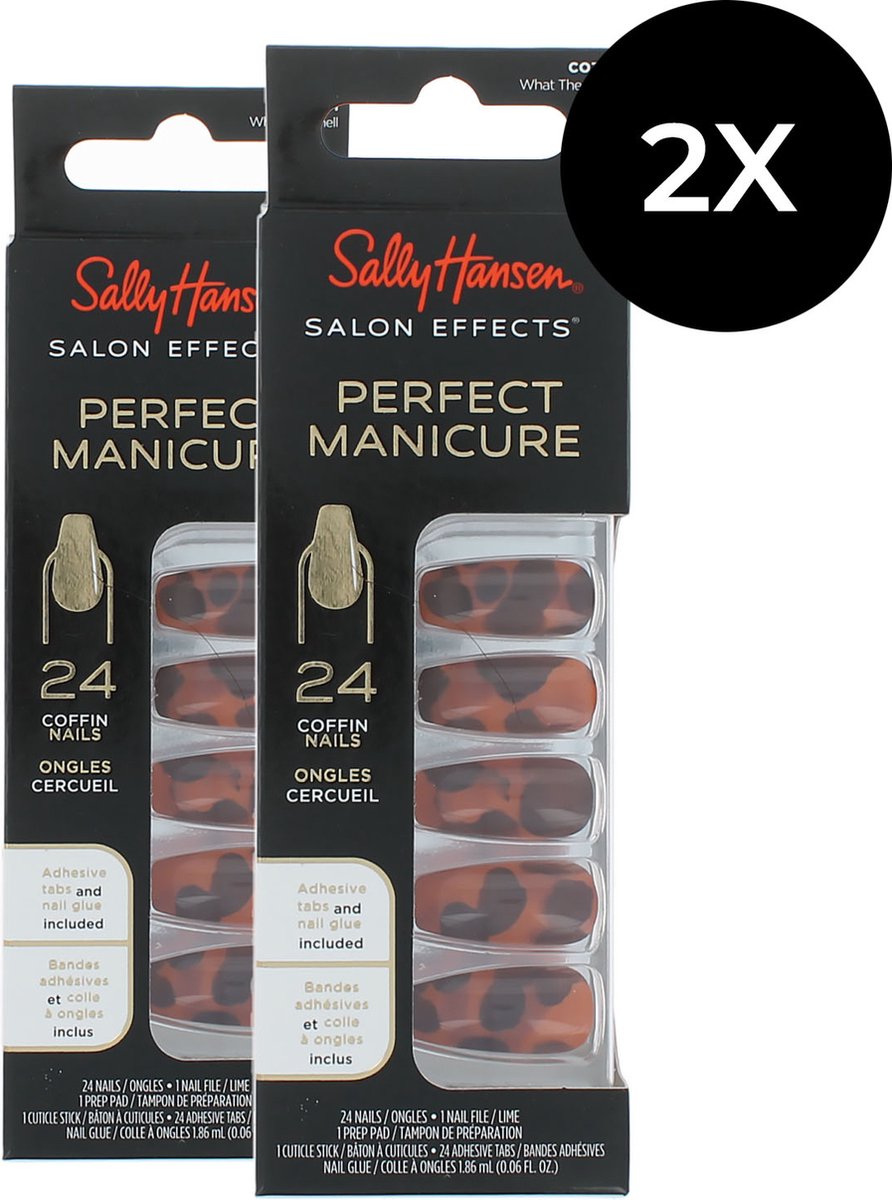 Goedkoopste Sally Hansen Perfect Manicure 24 Coffin Nails (2 x ) - What The Shell