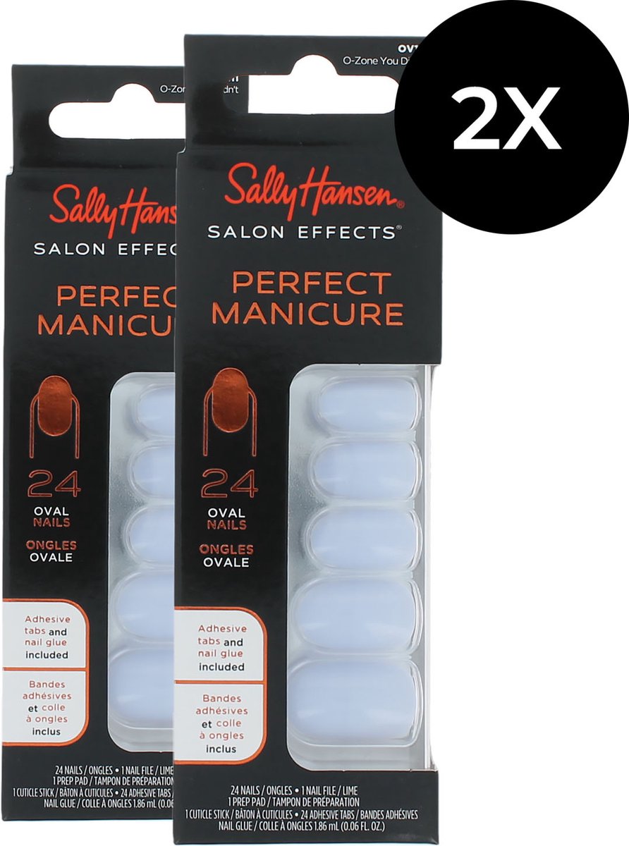 Goedkoopste Sally Hansen Perfect Manicure 24 Oval Nails (2 x ) - O-zone You Didn't