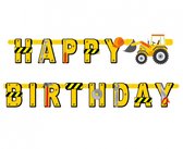Happy Birthday slinger graafmachine | 220 cm
