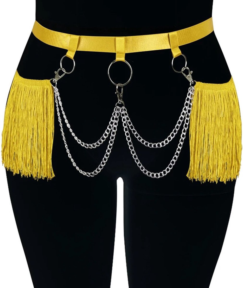 Goedkoopste Fashion jarretel heup harnas - Rok - Ketting - Festival - Erotisch - Intiem - Verstelbaar - BDSM