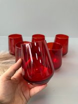 Ekselans Living - Verre à boire strié - Glas Ripple/Riffle - 3 Pièces - 250 ML