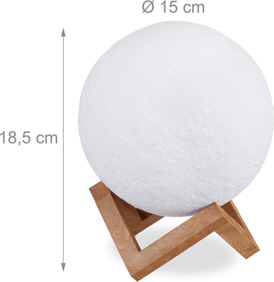 Lampe Lune Lexium - Lampe Lune - Lampe Lune - Lampe Lune - Lampe Lune Chambre de bébé - Éclairage d’ambiance