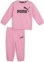 Pantalon unisexe PUMA Minicats ESS Crew Jogger FL - Pink Fast