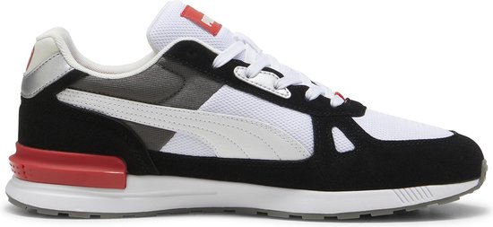 PUMA Graviton Pro Unisex Sneakers - PUMA Black-PUMA White-Cast Iron-For All Time Red - Maat 44