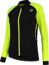 21Virages Palermo fietsshirt lange mouwen Zwart Fluo-XL