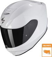 Scorpion Exo-391 Solid White XL - Maat XL - Helm