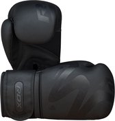 RDX Sports F15 Noir - Bokshandschoenen - Training - Kunstleer - Zwart - Mat - Vechtsporthandschoenen - 12 oz