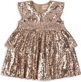 Konges Sløjd Starla Robe scintillante à sequins - Gold Blush - 3 ans