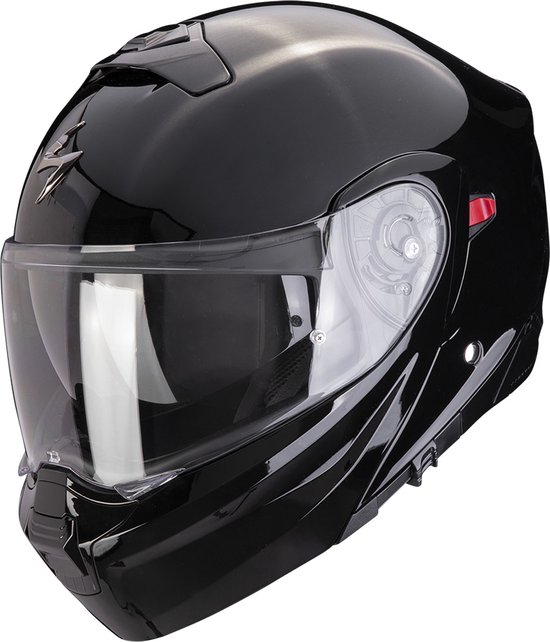 Scorpion Exo-930 Evo Solid Zwart Systeemhelm - Maat XXXL - Helm