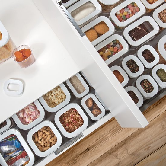 Mepal - Set de boîtes de conservation Modula 4 pièces - Wit - 4 x 1000 ml