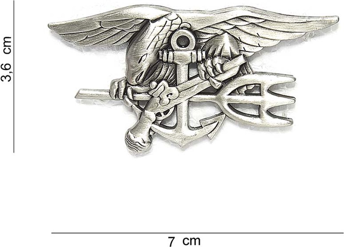 Embleem metaal US navy seals pin