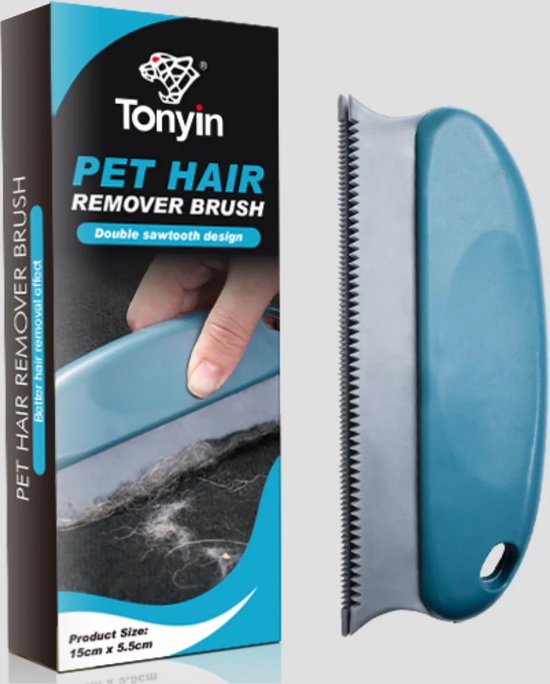 TONYIN I PET HAIR REMOVER BRUSH I HONDENHAAR BORSTEL I DÉ OPLOSSING