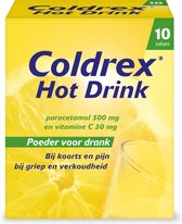 Hot Coldrex - Bij griep en verkoudheid - 10 sachets