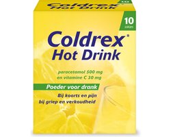 Hot Coldrex - Bij griep en verkoudheid - 10 sachets