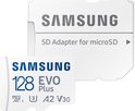Samsung Evo+ 128 GB Micro SDXC class 10 - met adapter