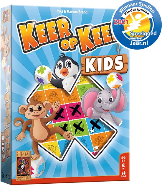 Keer op Keer Kids Dobbelspel - 999 Games