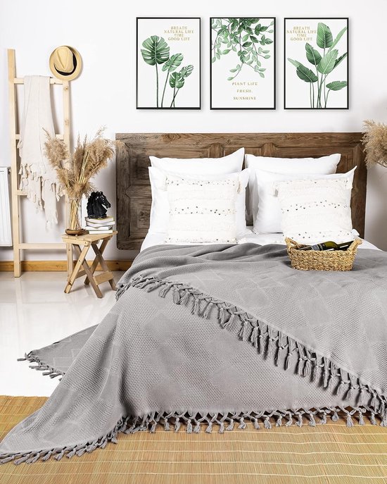 Copripiumino Per Coperta Ponderata Moderna In Tessuto Di Poliestere 120 X 180 Cm Con Motivo A Puntini Verde Callisto 81648929