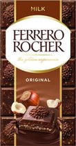 8x Ferrero Rocher Chocolade Reep Melk 90 gr