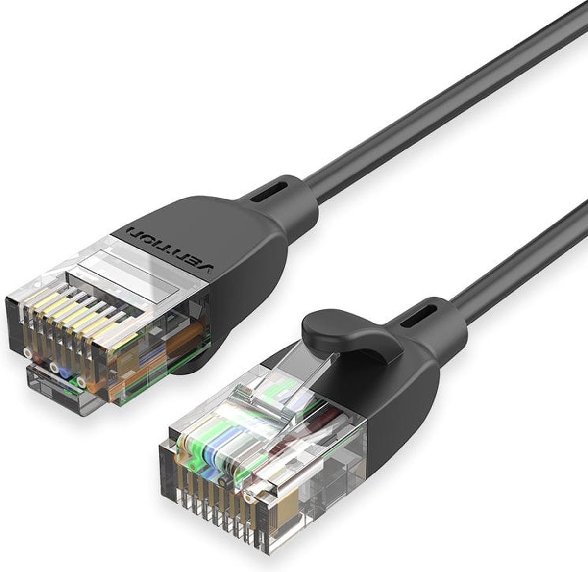Vention IBIBL - Netwerkkabel - 10m - Cat6a U/UTP (UTP) - Zwart