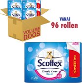 Scottex Toiletpapier Complete Clean Decor - 96 rollen