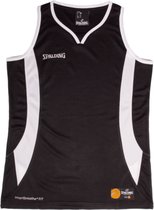 Spalding Jam Basketbalshirt Dames - Zwart / Wit | Maat: XL