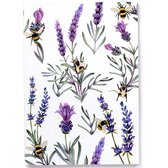 Notitieboekje - Nectar Meadows Bijen - Gerecycled A5 Gelinieerd - 7mm