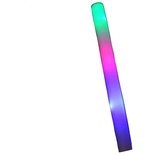 merkloze Eighties/nineties thema - LED foam stick - 1x stuks - gekleurd - 3 kleuren