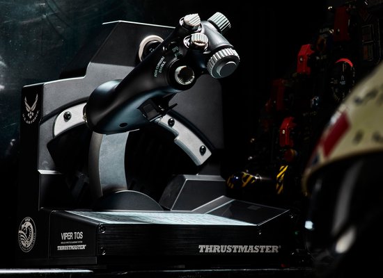 Thrustmaster Viper TQS - Flightsim Controller - Throttle - voor PC - metalen greep op schaal 1:1 - IDLE/AFTERBURNER - CHAFF/FLARE