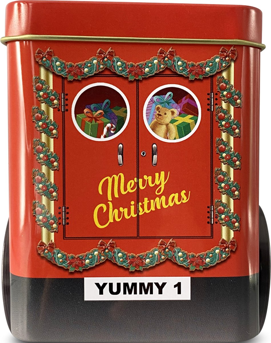 ABOOFAN 1pièce Boîte Fer Décorative Pour Noël Boîte à Bonbons