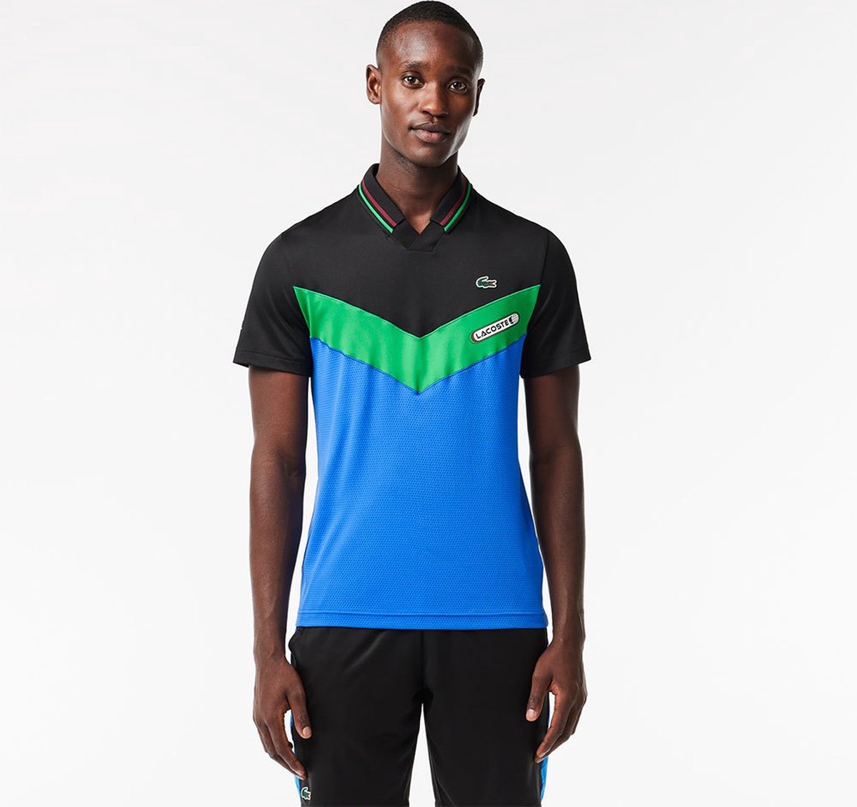 Lacoste Dh1099-00 Polo Met Korte Mouwen M Man Zwart