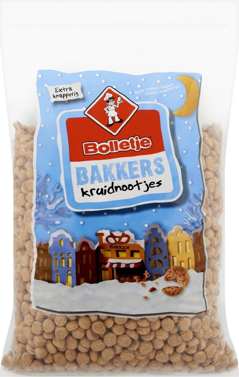 Bolletje - Bakkerskruidnoten - 5 Kilo - Kruidnoten - Pepernoten - Bakkers