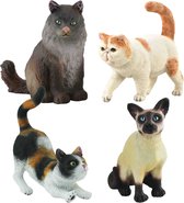 Collecta Set van Kattenfiguren, Huisdieren 3+