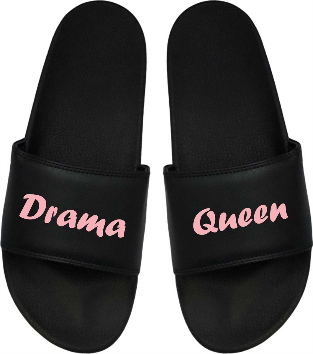 Cadeau Sint - Cadeau Kerst - Cadeau - Cadeau Meisje - Drama Queen - Cadeau Badslippers - Badslippers Dames 48
