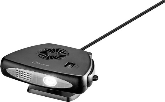 Keramische 12V ventilatorkachel Renkforce PTC21 voor auto, caravan, boot – voetverwarming, ruitontdooier