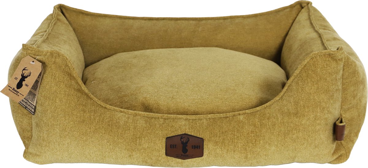 Boony 'est1941' Divan Orthopedisch Hondenmand Ochre Yellow M