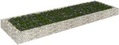vidaXL - Gabion - plantenbak - verhoogd - 300x100x20 - cm - gegalvaniseerd - staal
