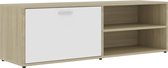 vidaXL-Tv-meubel-120x34x37-cm-bewerkt-hout-wit-en-sonoma-eikenkleurig