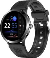 Royal Supplies S8 Smartwatch - Smartwatch Heren - Smartwatch Dames - Smartwatch Kinderen - 2024 model -HD Touchscreen - Horloge - Stappenteller - Bloeddrukmeter - Saturatiemeter - IOS & Android -Screenprotector-Zwart