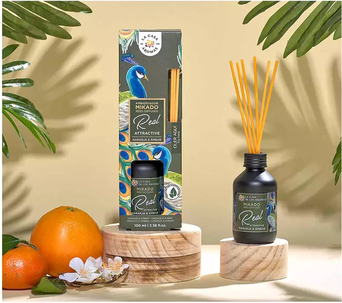 Perfume Sticks La Casa de los Aromas 205917 Orange Amber 100 ml