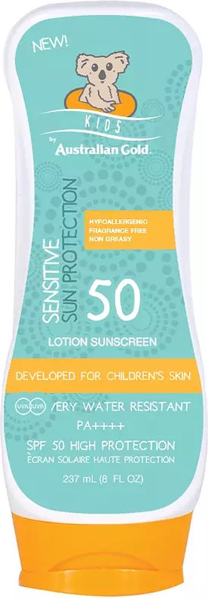 Australian Gold SPF 50 Kids Lotion - 237 ml - Zonnebrandcrème