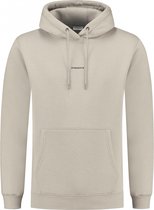 Purewhite - Heren Loose Fit Sweaters Hoodie LS - Taupe - Maat XS