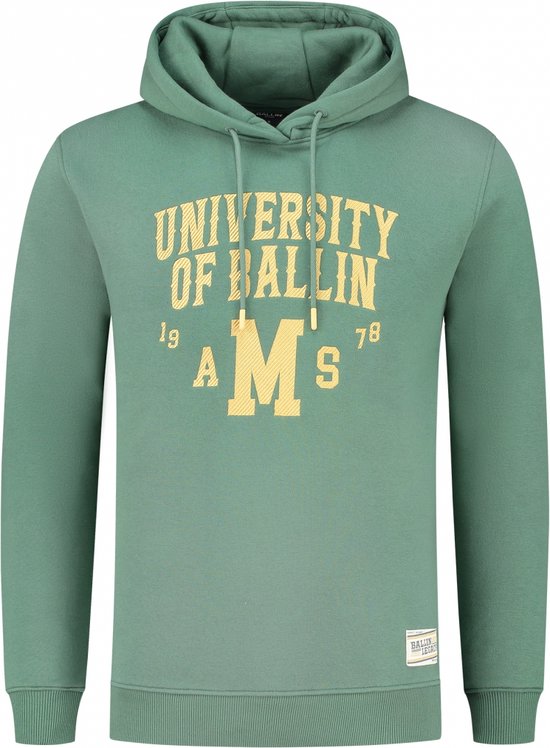 Ballin Amsterdam - Sweat à capuche Regular Fit pour homme - Vert - Taille XL